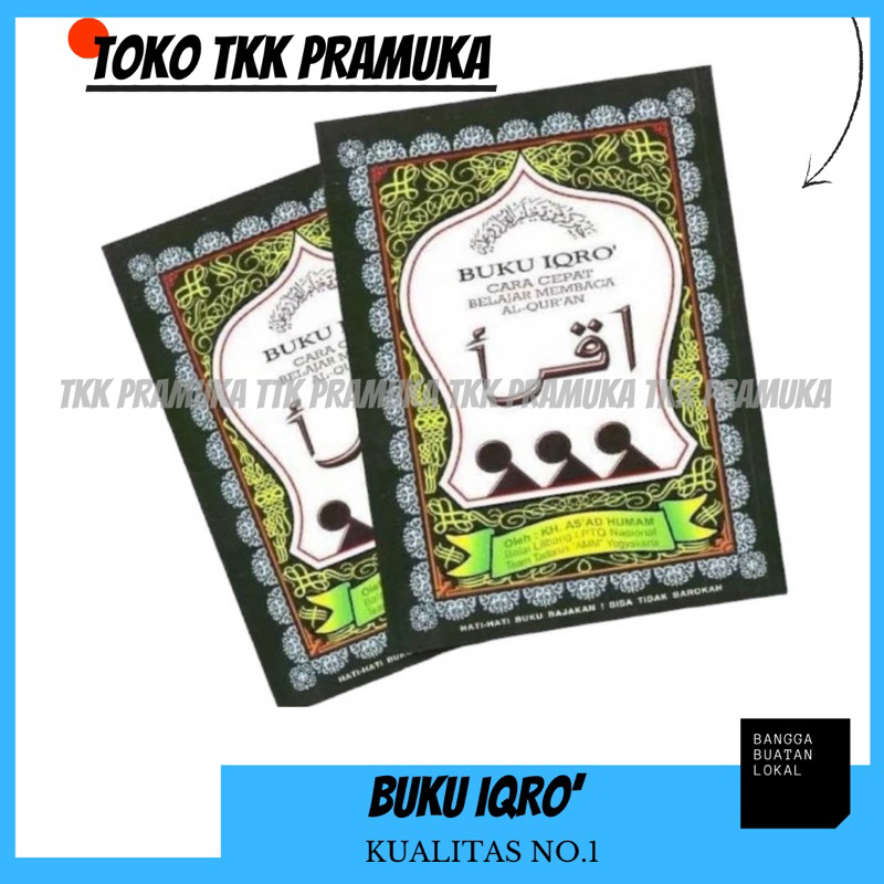 

Buku iqro’ 15x20 cm / buku iqro’ 10x15 cm / buku iqro’