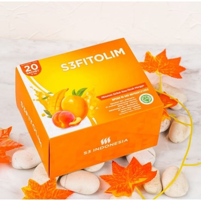 

S3 Fitolim ( Fiber To Slim ) Minuman Serbuk Rasa Persik Mangga