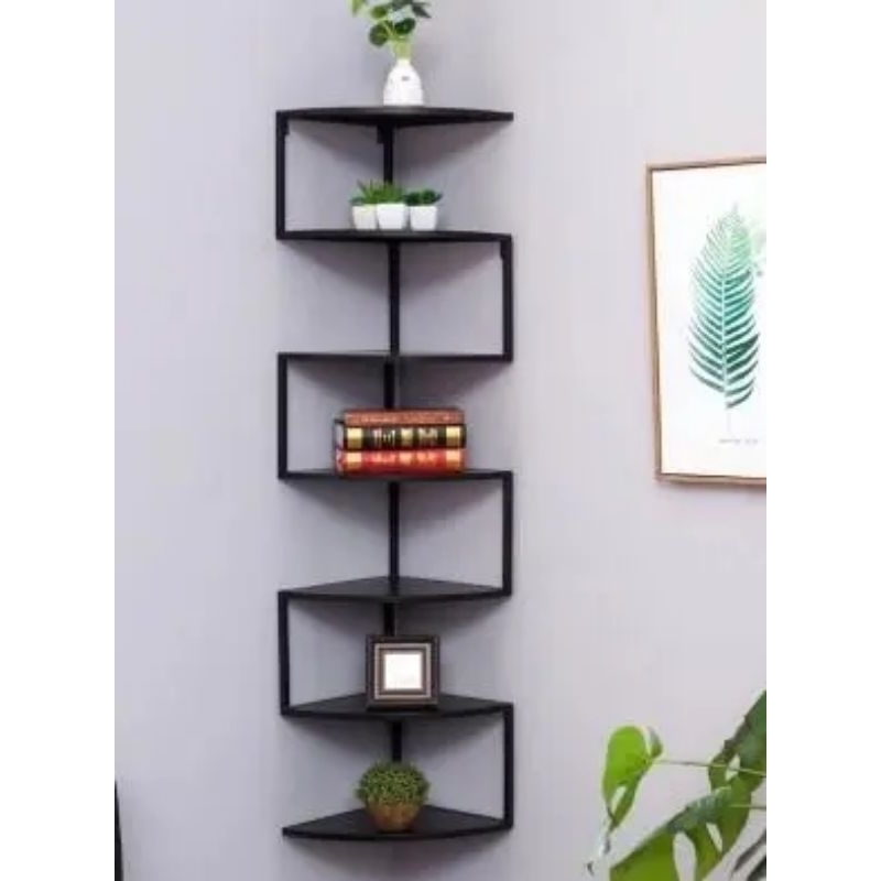 rak sudut minimalis bahan besi