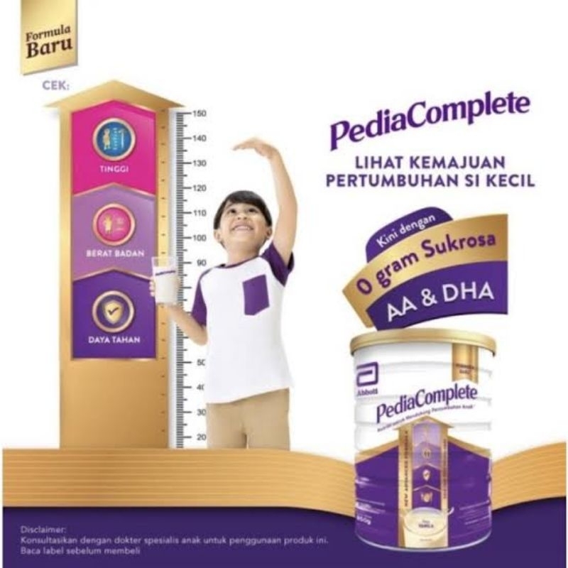 

Pediasure Complete Vanilla 850 gram - PediaComplete kemasan baru