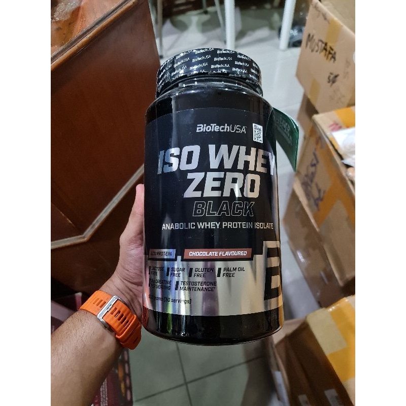 biotech usa iso whey isowhey zero black protein isolate creatine 2lbs