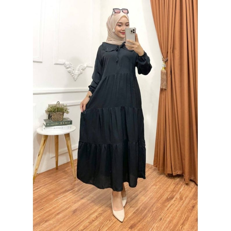 GAMIS SUSUN POLOS BUSUI / GAMIS HARIAN GAMIS RAYON