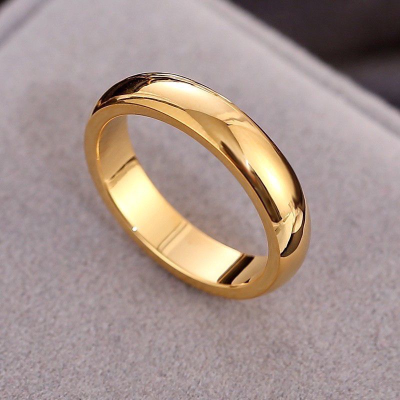 CINCIN TITANIUM POLOS OVAL GOLD ANTI KARAT