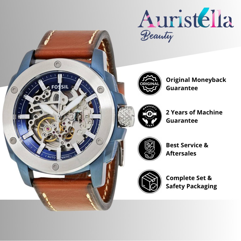 (ORIGINAL - BERGARANSI) JAM TANGAN FOSSIL MODERN MACHINE SPORT ME3135 - JAM TANGAN PRIA - COKLAT - T