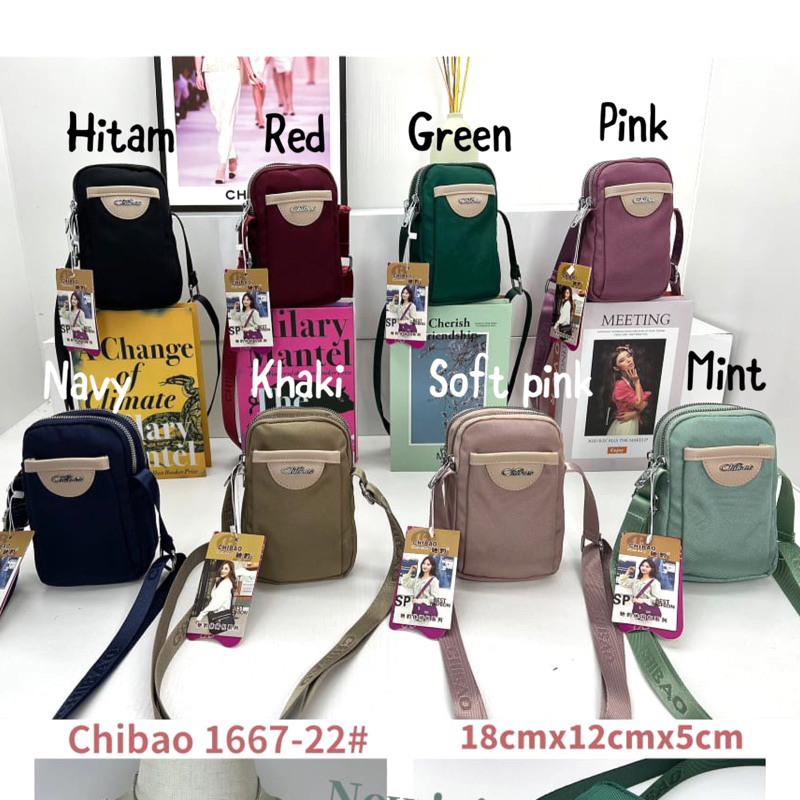 CB1667-22 TAS SELEMPANG WANITA IMPORT MINI SIZE