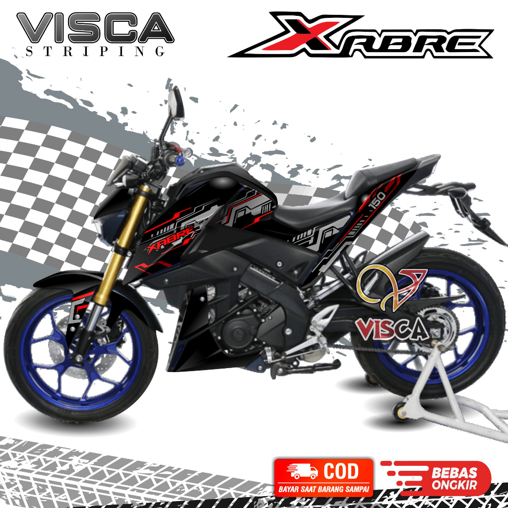 Decal XABRE - Stiker XABRE - Dekal XABRE Full Body - Striping XABRE  Variasi - Decal Hologram XABRE 