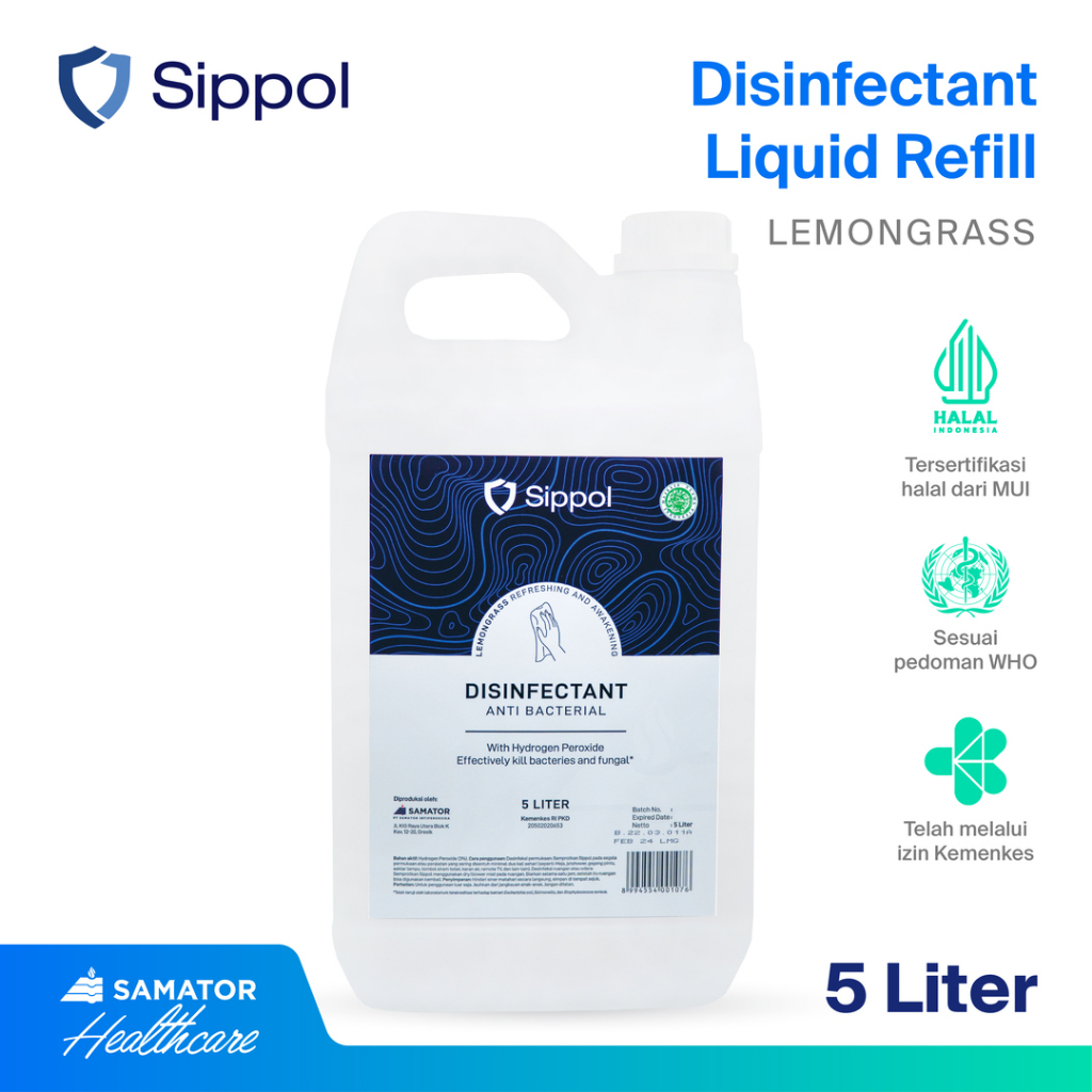 Sippol Disinfectant Refill 5 Liter