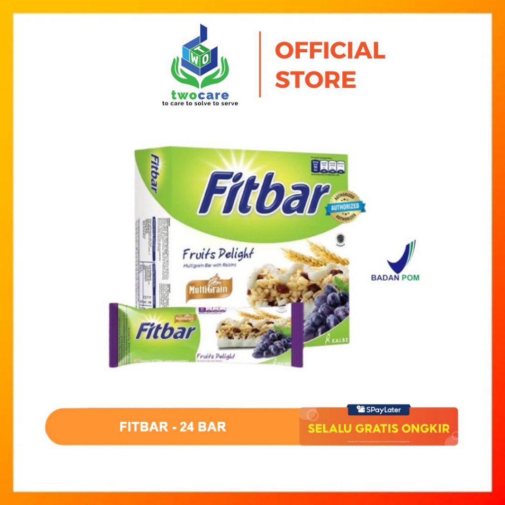 

Fitbar Multigrain 2 Box Isi 24 Pcs Snack Cemilan Sehat All Varian