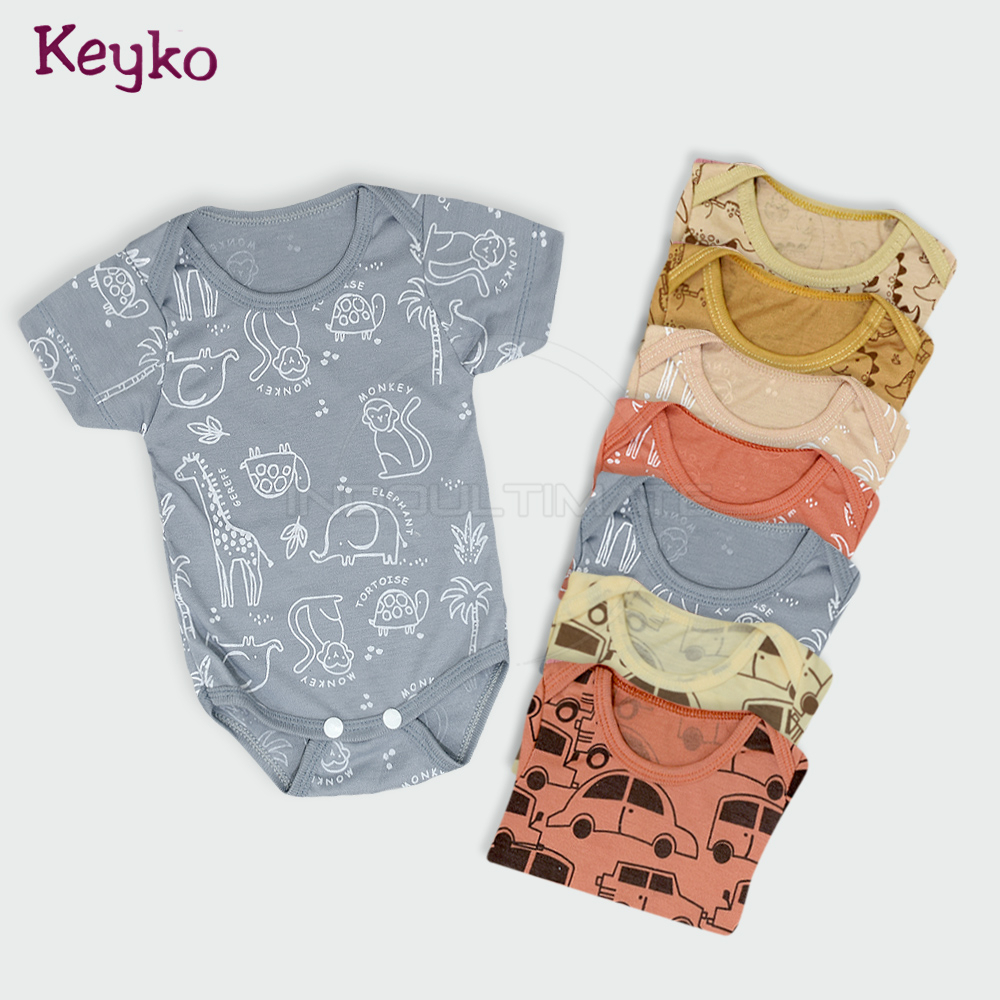 Jumpsuit Bayi Jumper Bayi Baru Lahir 0-6 Bulan BCS-700 Jumper Jumpsuit Jumsuit Setelan Set Baju Bayi Baby Perempuan Laki Laki Jumper Lengan Pendek