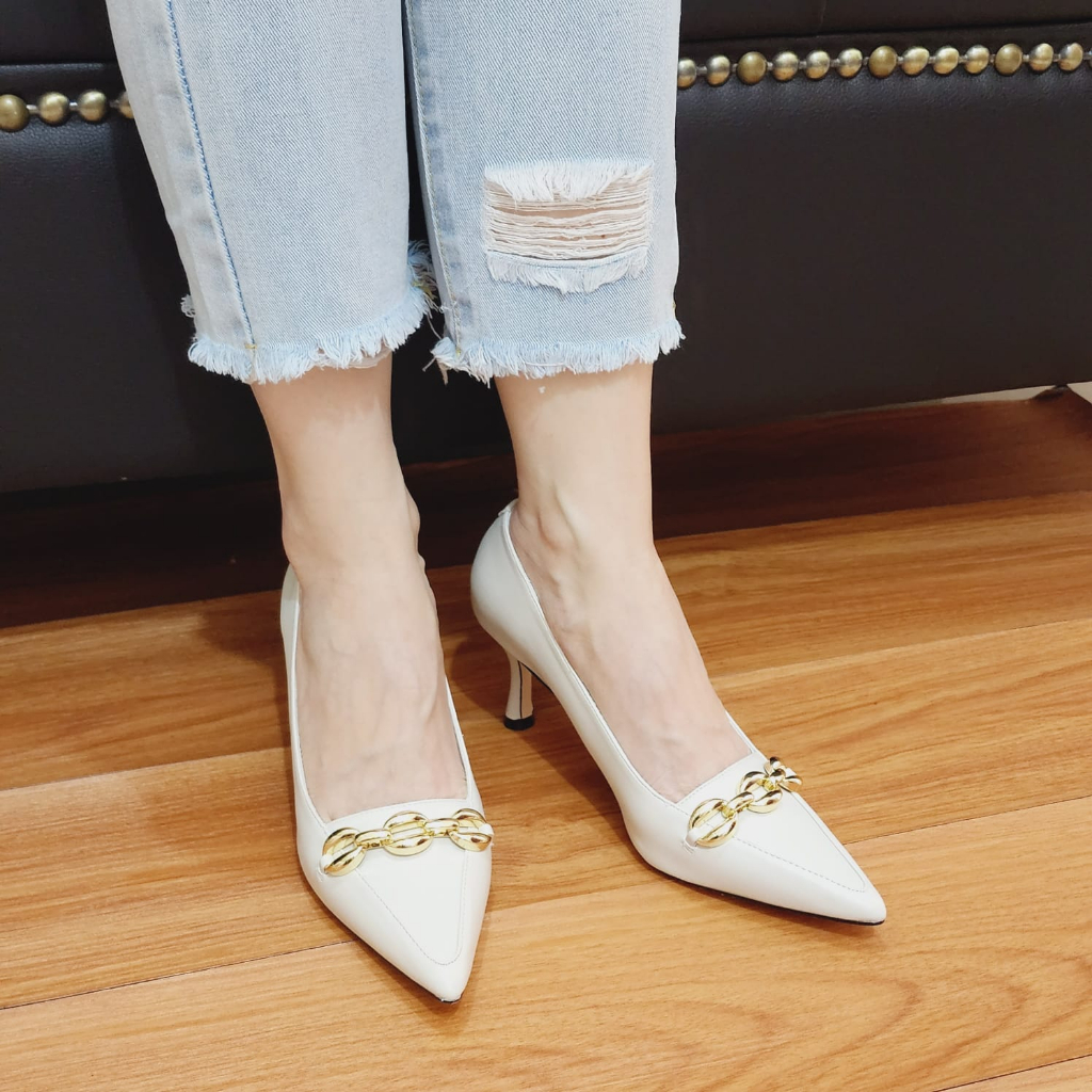 [ NEW ] Sepatu Wanita  C*K 485 - SNR Heels 8cm
