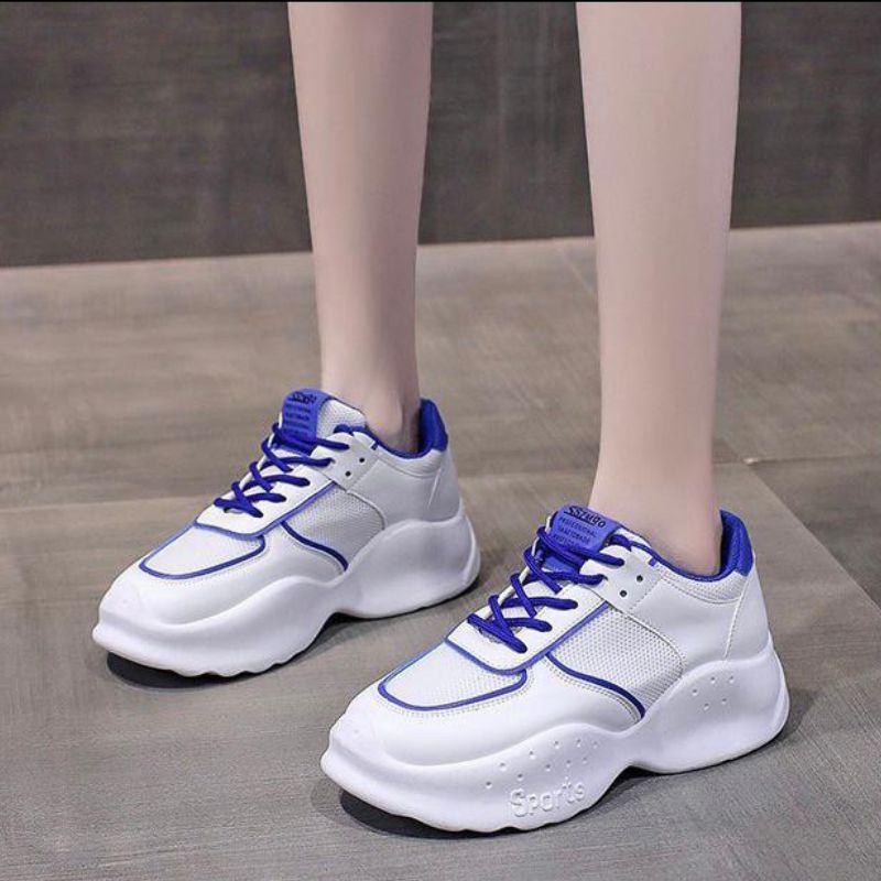 DDS3113 Sepatu Snekaers Wanita Fashion Import SSMZ Sport Shoes Bisa COD (With Box)