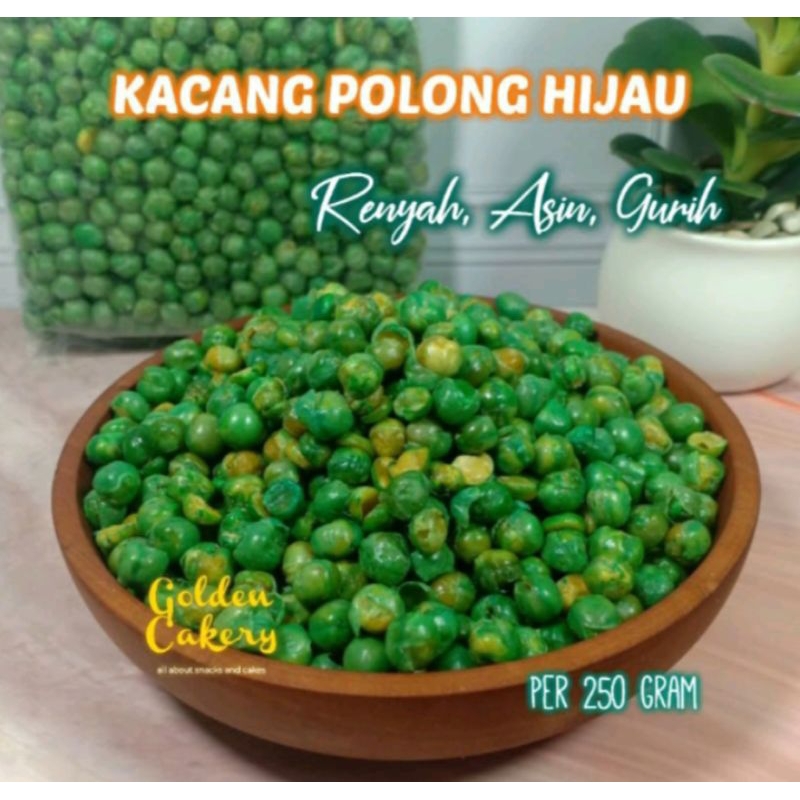 

Kacang Polong hijau 250 gr / kacang polong ijo tanpa tepung