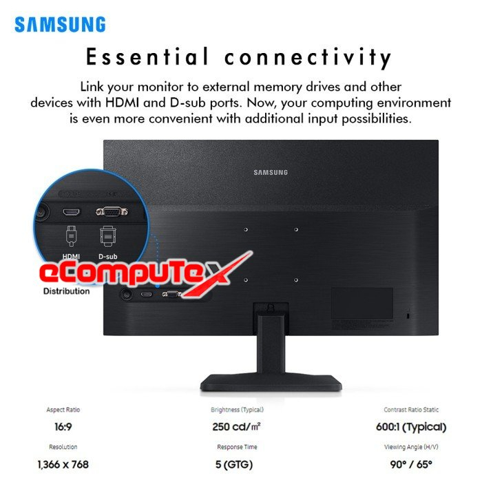 MONITOR SAMSUNG LED TN LC19A330 / LS19A330 - LS 19A330 19&quot; 19 INCH GARANSI RESMI