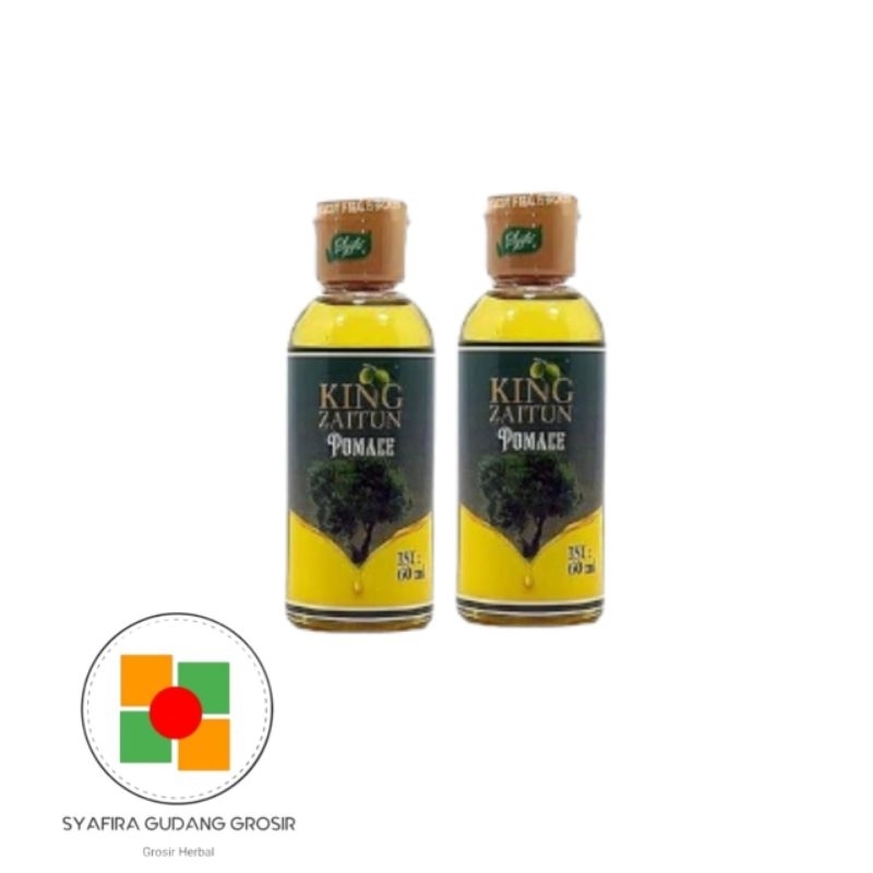 

Minyak Zaitun Pomace | Minyak King Zaitun Syifa Pomace Olive Oil 60mL Original