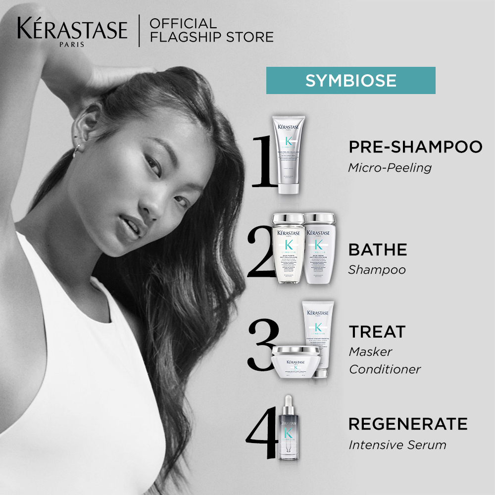 Kerastase Kondisioner Anti Ketombe - Fondant Symbiose 200ml Anti-Dandruff Conditioner