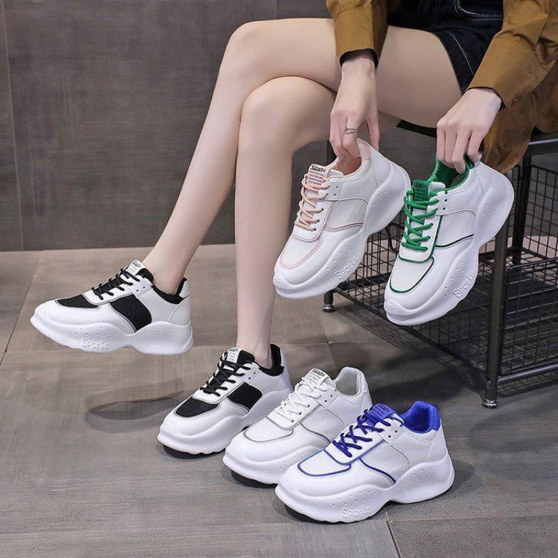 3113 Sepatu Wanita Import Sneakers Olahraga Murah