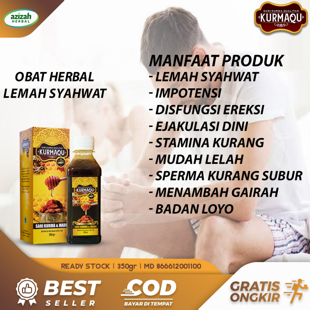 Obat Lemah Syahwat Impotensi Disfungsi Ereksi Ejakulasi Dini Jamu Lemah Syahwat Pria Dewasa Loyo Gampang Lemas Cape Kurang Stamina Vitamin Kesehatan Pria Kurmaqu Dan Madu Asli