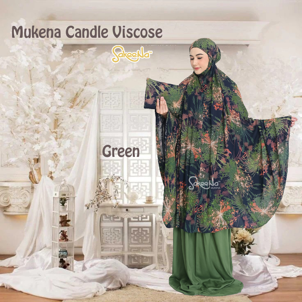 Mukena Candle Viscose Dewasa Sakeena Premium