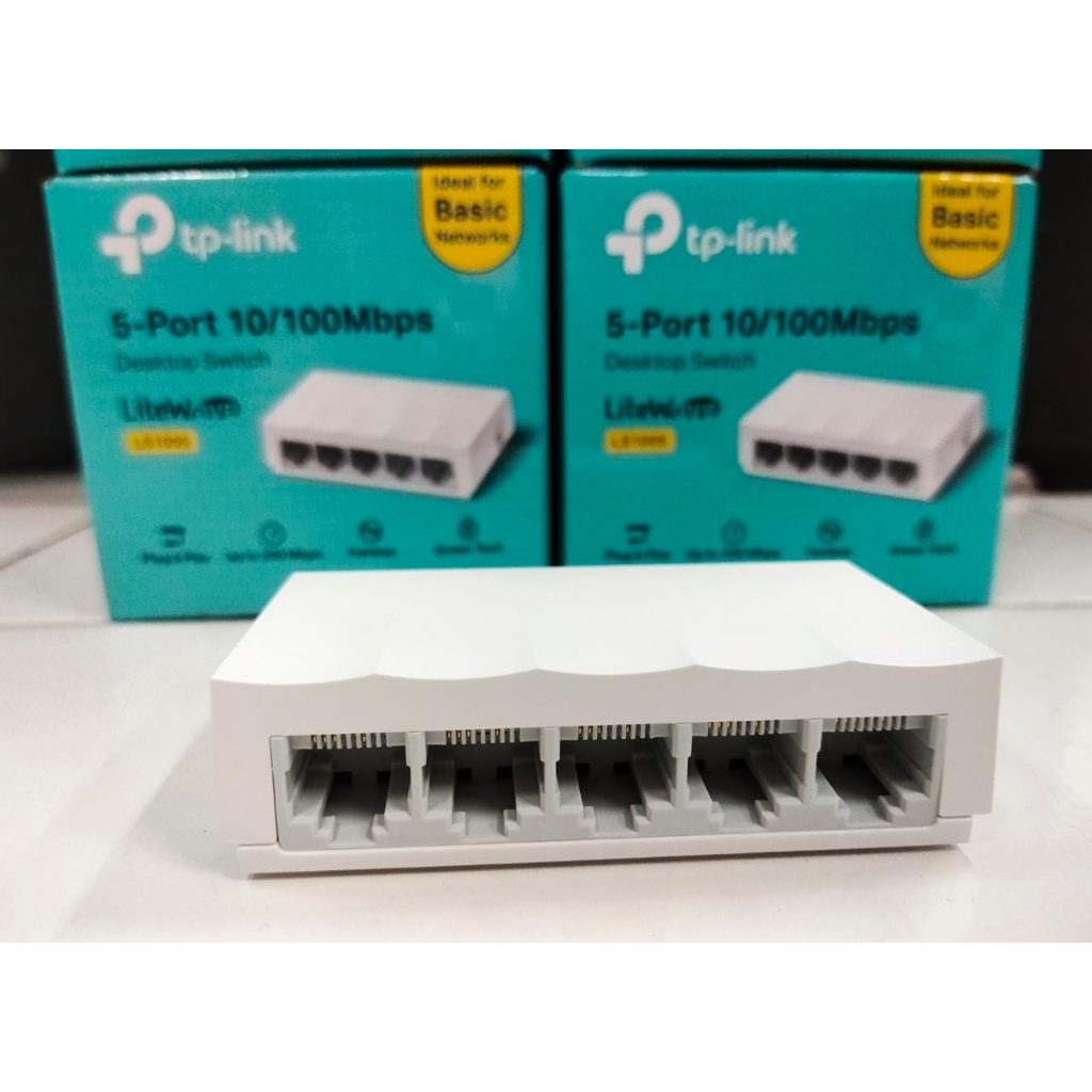 TP-LINK SWITCH HUB LS1005 5PORT 10/100MBPS