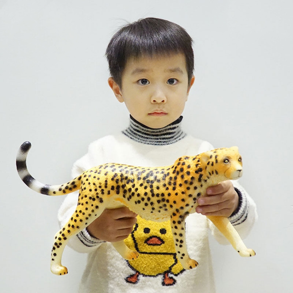 Ukuran Besar Figure Hewan  Wild Animal Animal Model Toys Koleksi Mainan Binatang Karet Gajah Macan Beruang Harimau Zebra Buaya Savannah Afrika Lion King Anak Hadiah Mainan Pendidikan Dini