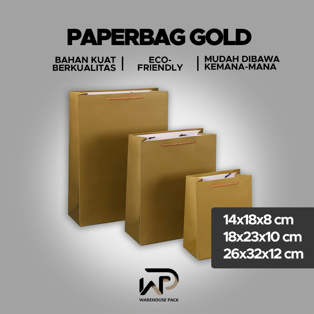 

Paper Bag Emas | Paper Bag Emas Souvenir | Paper Bag Hampers Kado Souvenir | Tas Jinjing Souvenir