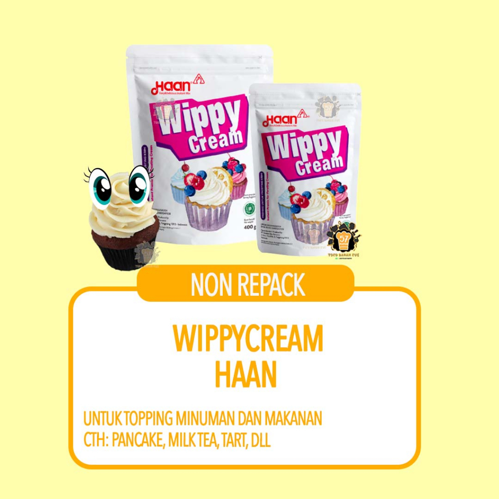 

WIPPY CREAM HAAN 200 GR POUCH