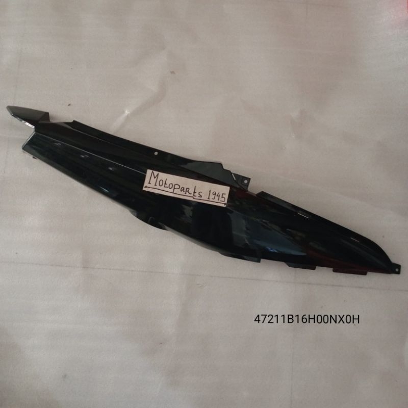 COVER BODY KIRI SHOGUN 125 SP HITAM TITAN ORI SGP