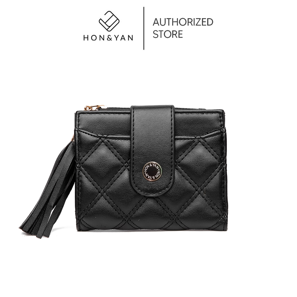 HON&YAN-Dompet Lipat Wanita Import Card Holder Cewek - Oriana Short Wallet