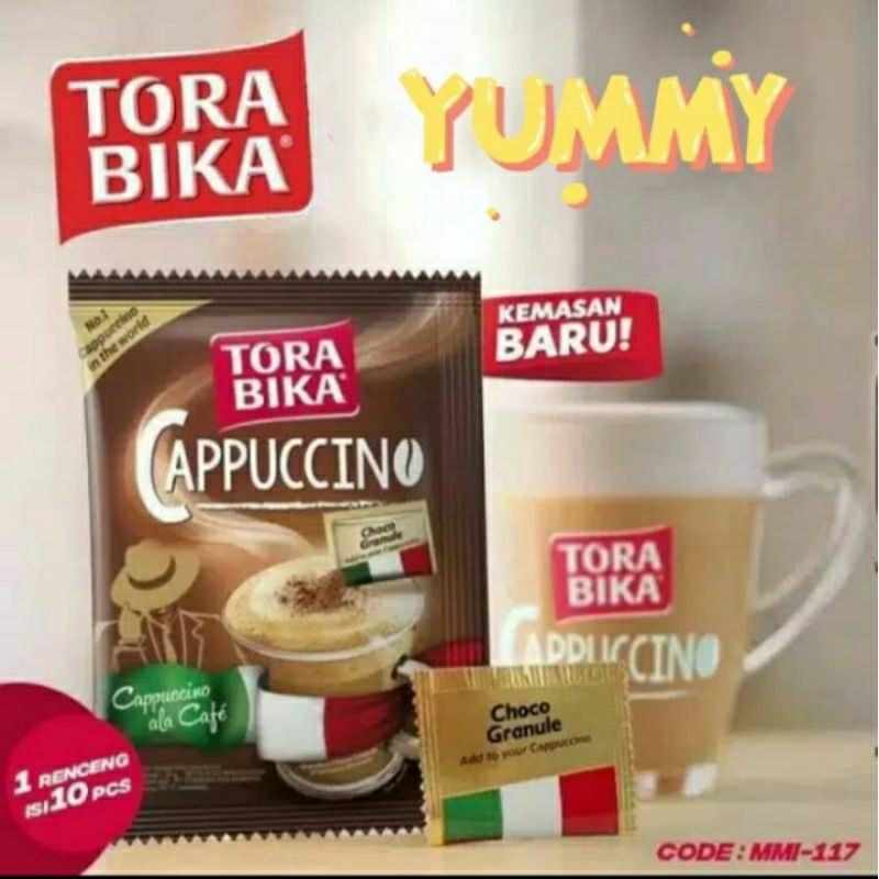 

kopi Torabika cappuccino | capucino isi 10 sachet