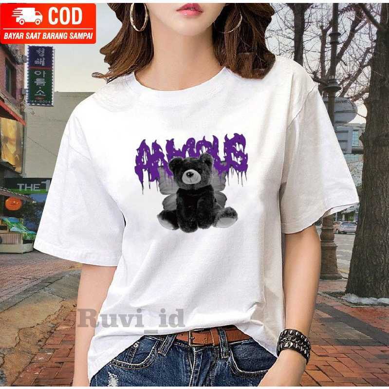 Ruvi_id-KAOS OVERSIZE / BELI 3 GRATIS HEADSET EXTRA BAS / KAOS BERUANG KEKINIAN / KAOS WANITA JUMBO / KAOS PRIA DISTRO / KAOS KOREAN STYLE / T-SHIRT RECOMMENDED / T-SHIRT WANITA IMPORT / KAOS OBLONG / BAJU MURAH