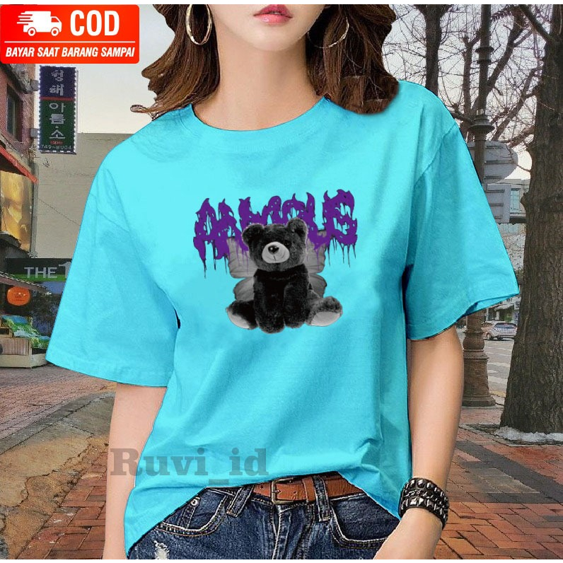 Ruvi_id-KAOS OVERSIZE / BELI 3 GRATIS HEADSET EXTRA BAS / KAOS BERUANG KEKINIAN / KAOS WANITA JUMBO / KAOS PRIA DISTRO / KAOS KOREAN STYLE / T-SHIRT RECOMMENDED / T-SHIRT WANITA IMPORT / KAOS OBLONG / BAJU MURAH