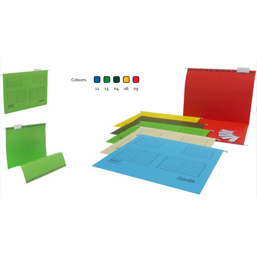 

Bantex 3470 Suspension File F4 ( 1 Pack - 25 Pcs ) ( IRRA STORE )