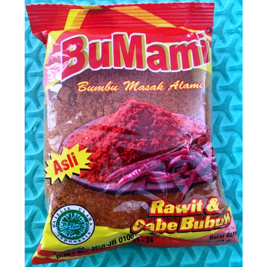 

Bumami Rawit dan Cabe Bubuk Kemasan 40 Gram Extra Pedas