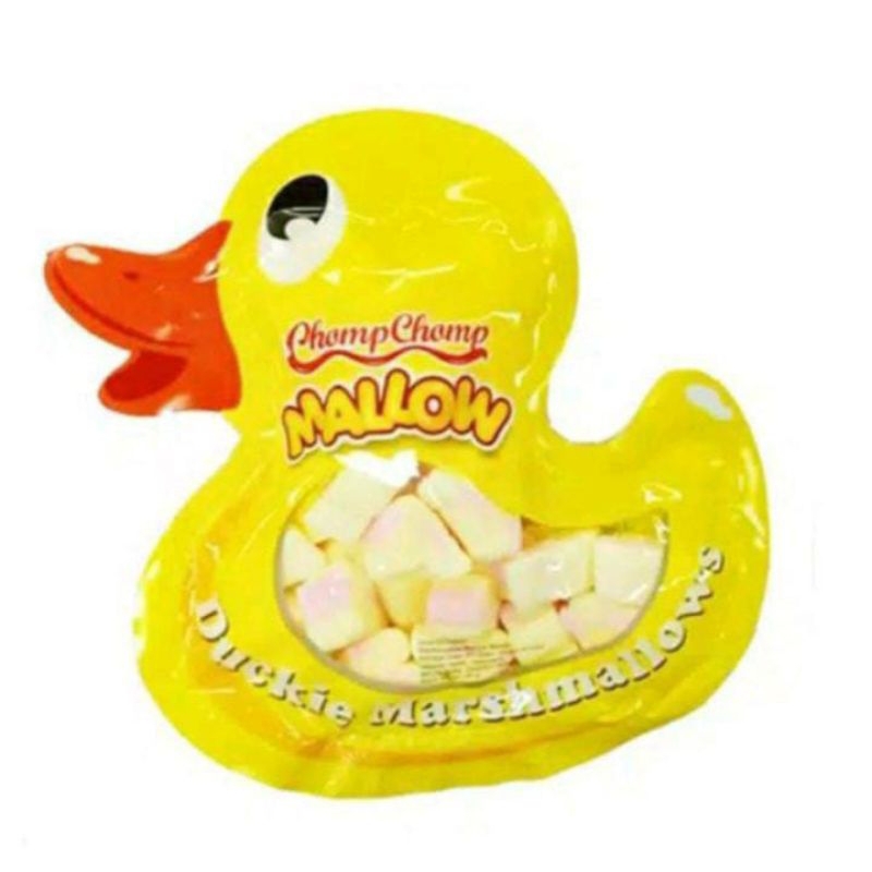 

MARSHMALLOW CHOMP CHOMP DUCKIE 60GR MARSHMALLOW BENTUK BEBEK BPOM BISA COD MARSMALOW DUCKIE MARSMELLOW DUCK PERMEN ENAK KENYAL