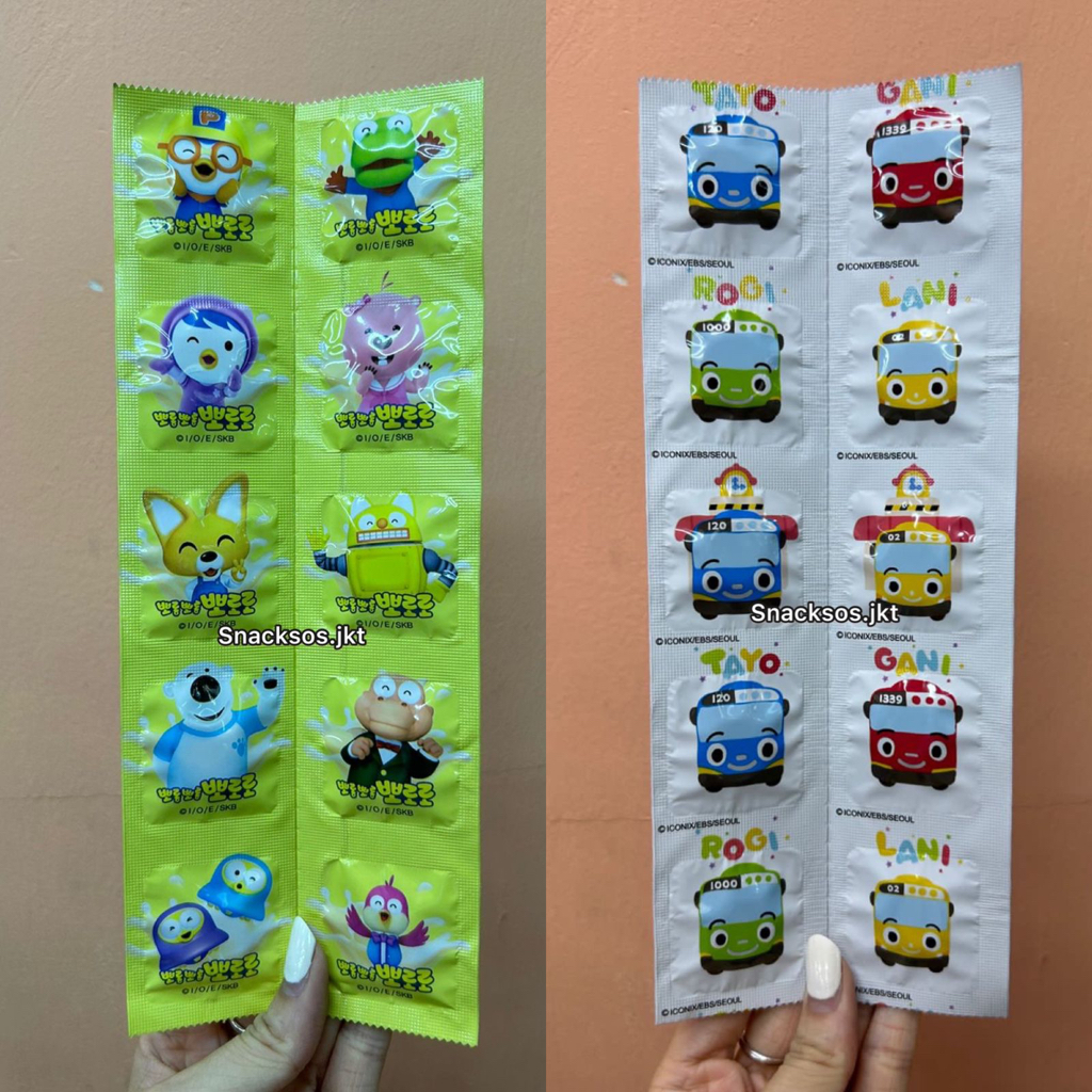 

PORORO ONLY MILK CANDY BANANA / TAYO PLAY VITA CANDY TABLET KOREA PEACH FLAVOUR