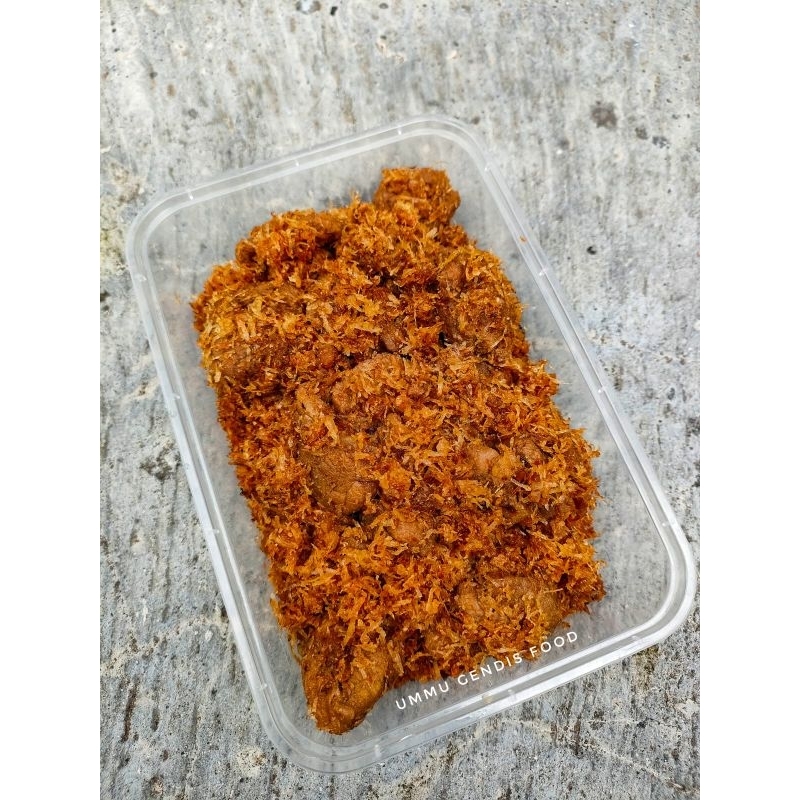 

Serundeng Daging (kelapa sangrai dan daging sapi) 200gr Frozen food