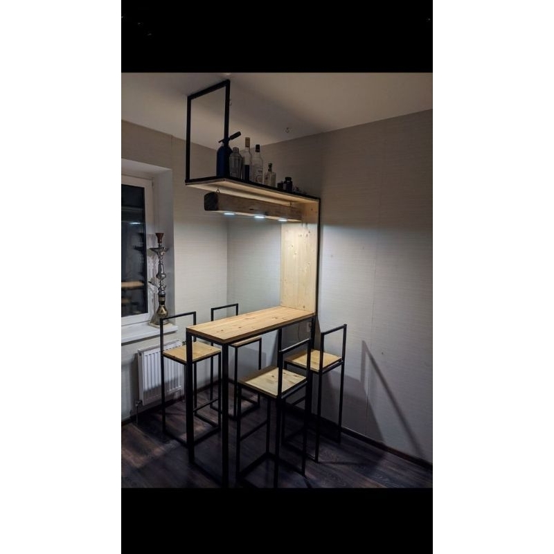 meja bar mini/ mini bar jati