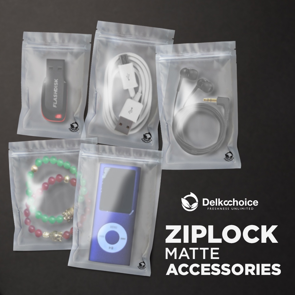 Plastik Ziplock DOFF / Ziplock MATTE DOFF / Plastik Aksesoris / Ziplock Souvenir