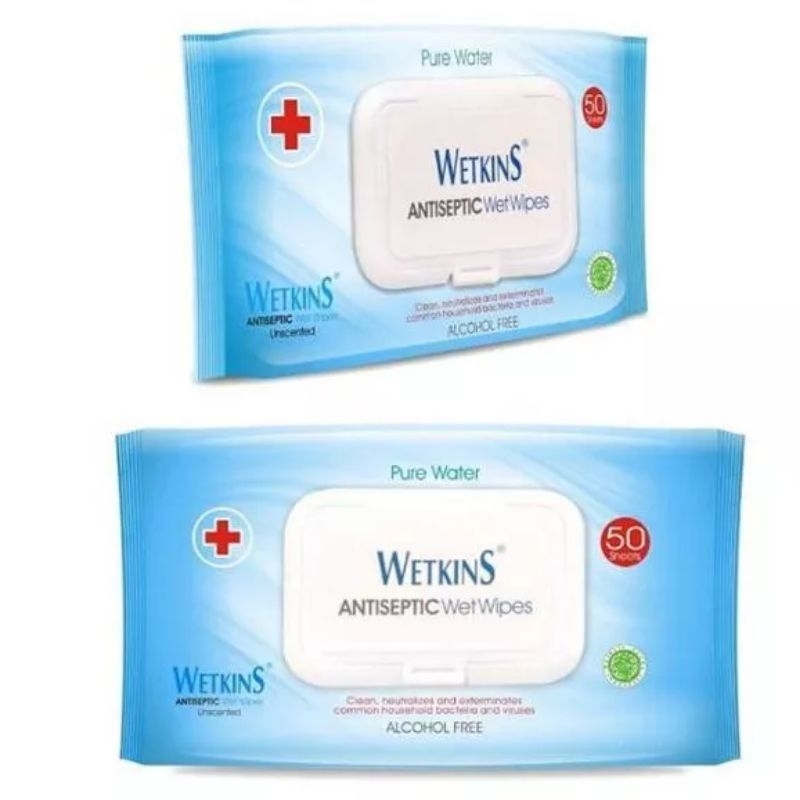 Tissue Basah Wetkins Antiseptic Beli 1 Gratis 1