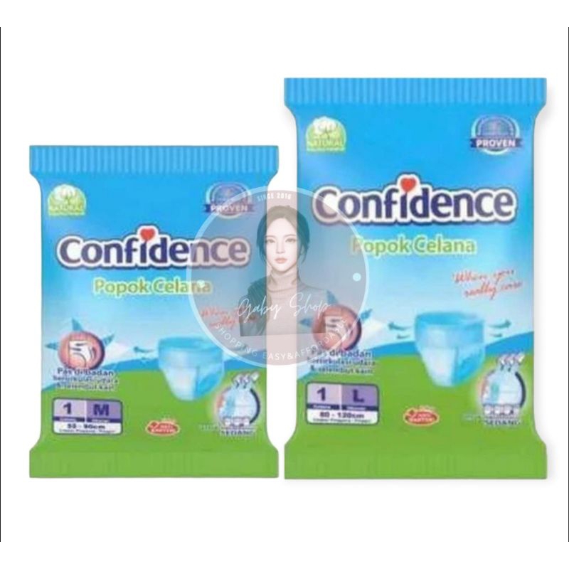CONFIDENCE PREMIUM PANT/POPOK DEWASA  M/L ISI 4 SACHET