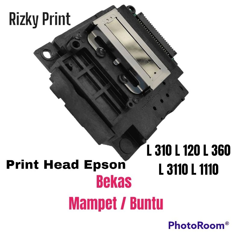 Head Print Printer Epson L 310 L 360 L 120 L 3110 L 1110  print head bekas mampet hanya untuk tester