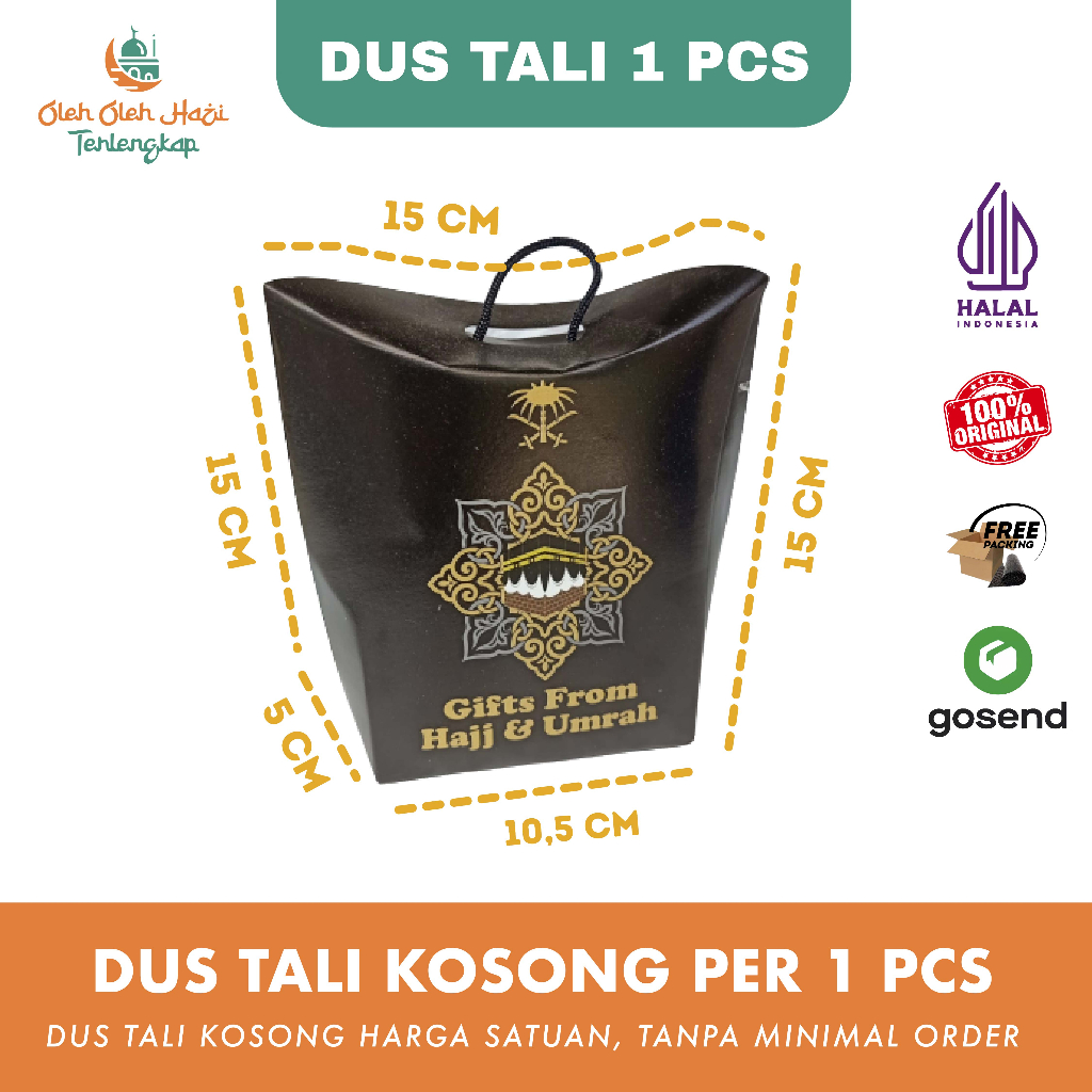 

Tas Jinjing Kardus Box Tas Tali Kosong Oleh Oleh umroh haji satuan termurah