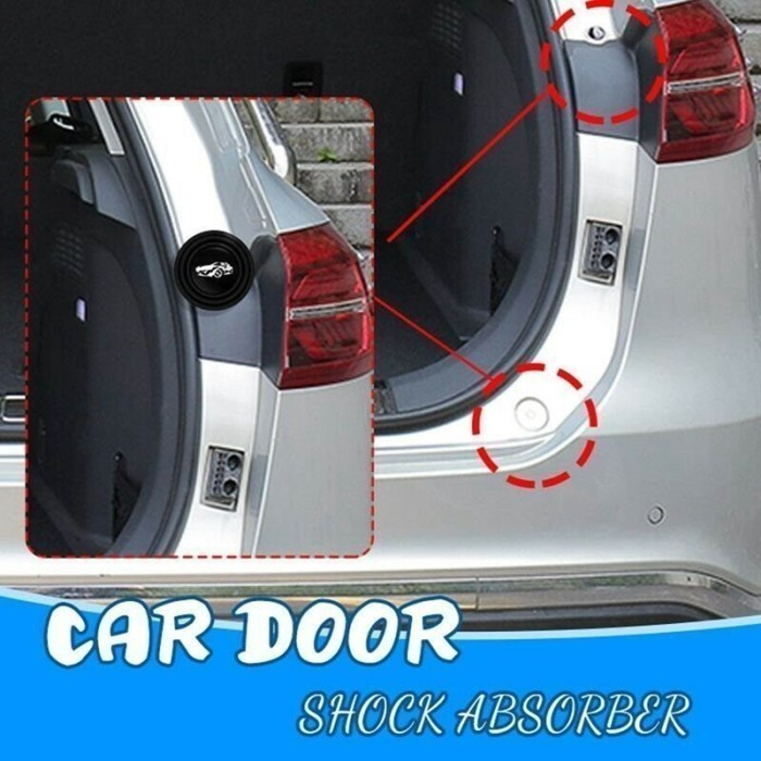 1 pcs Peredam Pintu Mobil PEREDAM KEDAP SUARA PINTU MOBIL Car Door Shock Absorber car Shock Absorber karet pintu mobil peredam suara kejut pintu mobil door Proteksi Car Spin Gasket Car SILIKON KARET SHOCK ABSORBER BUMPER