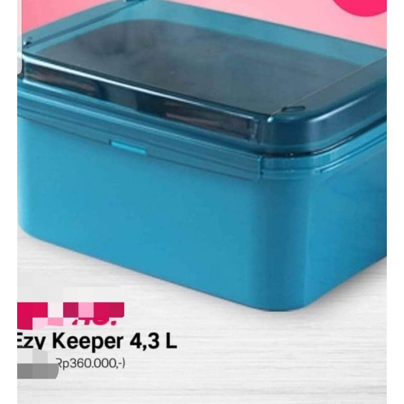 Ezy Keeper 4,3Lt / Ezy Rectangulat keeper 6,5L / Wadah penyimpanan buah atau makanan tupper