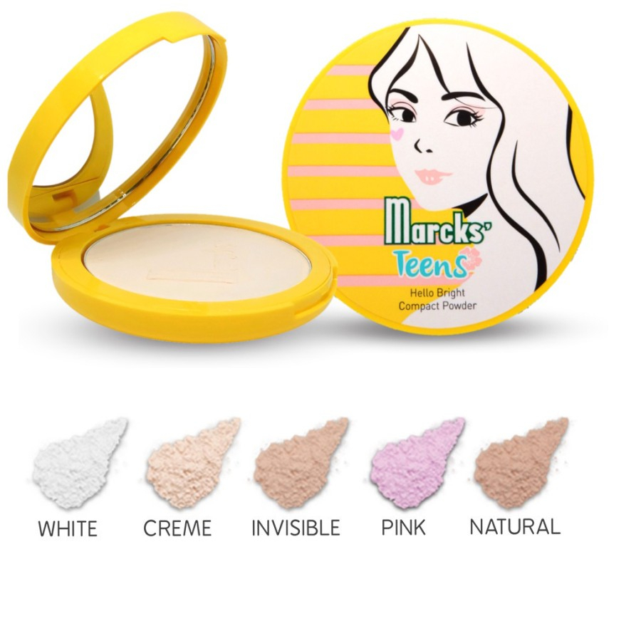 Bisa COD - Marcks’ TEENS Compact Powder - Bedak padat