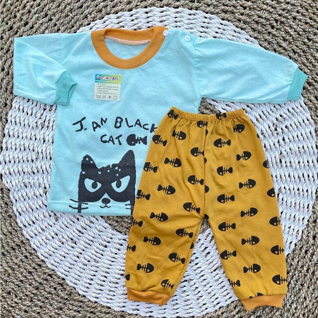 Setelan Bayi Baju Bayi Oblong Bayi Piyama Bayi Setelan Tidur Bayi Baju Lucu Bayi