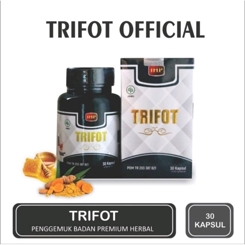 

TRIFOT Pengemuk Badan Herbal BPOM Aman 30 Kapsul Memperbaiki Nafsu Makan