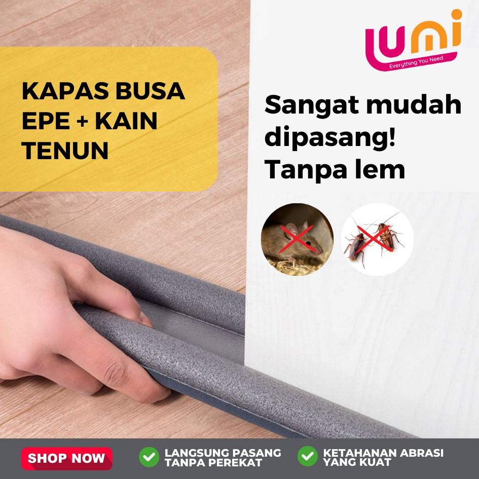 Busa Penghalang Celah Pintu Anti Kecoa Serangga / Penutup Celah Bawah Pintu