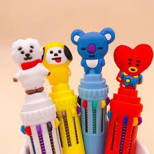 (ctshop1) Pulpen  Warna Dino kepala Unicorn BTS Pena Ballpoint