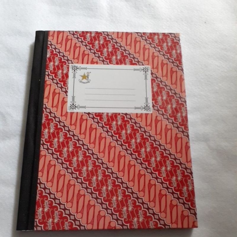 

Buku tulis kwarto/ Buku Hc kwarto Batik 100 lembar Bintang Obor